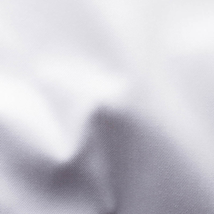 Eton - Contemporary Fit Design Print Trim Shirt in White - Nigel Clare