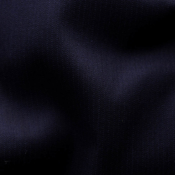 Eton - Slim Fit Twill Shirt in Navy - Nigel Clare