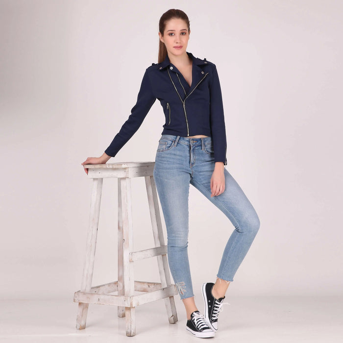 Evolve Jacket V2.0 Navy - All season poly fabric