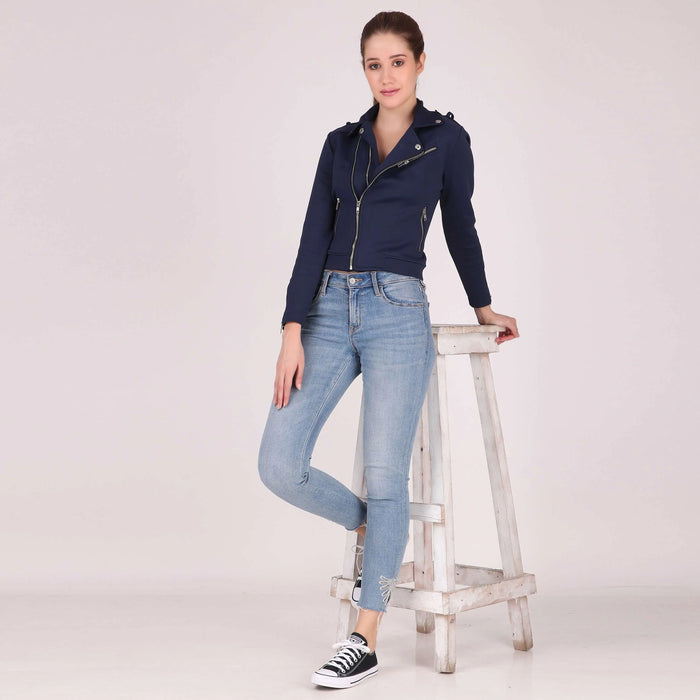 Evolve Jacket V2.0 Navy - All season poly fabric