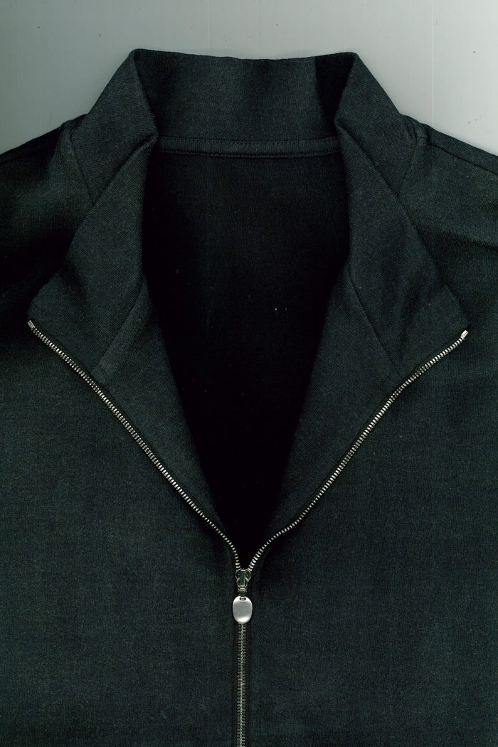 Faded Jersey Compact Zip Blouson
