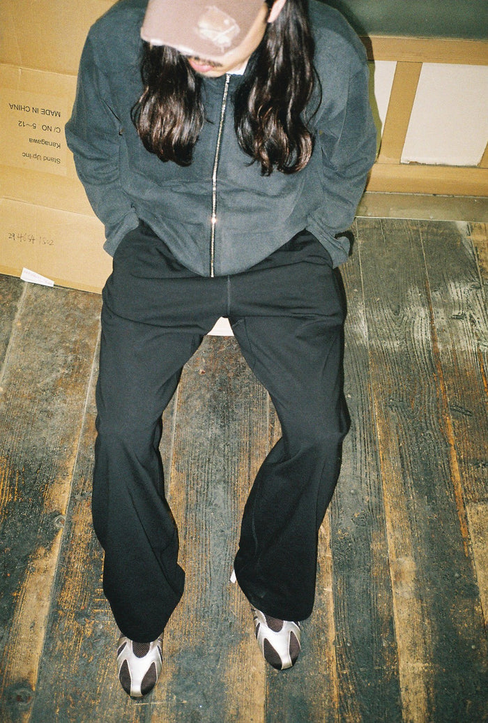 Faded Jersey Compact Zip Blouson