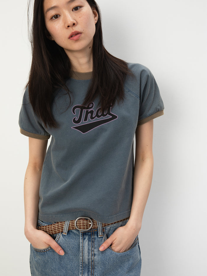 Faded Raglan W Tee