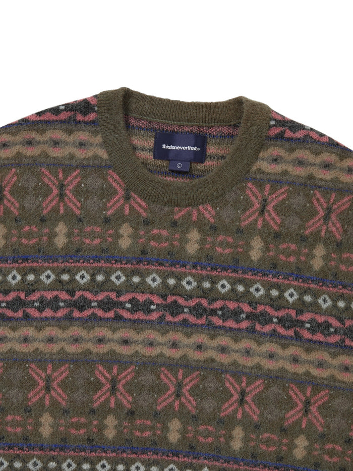 Fair Isle Knit Sweater