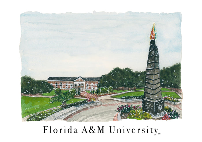 FAMU - Watercolor Art Prints (Multiple Prints)