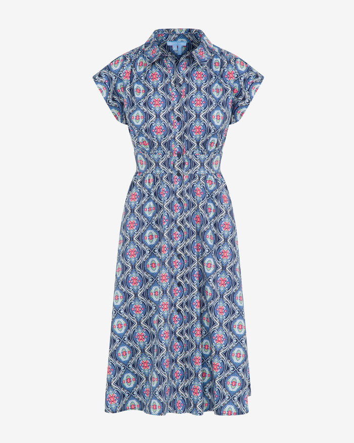 Farrah Printed Shirtdress