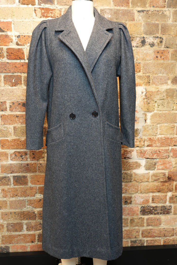Fashions BM Grey Wool Coat image 1