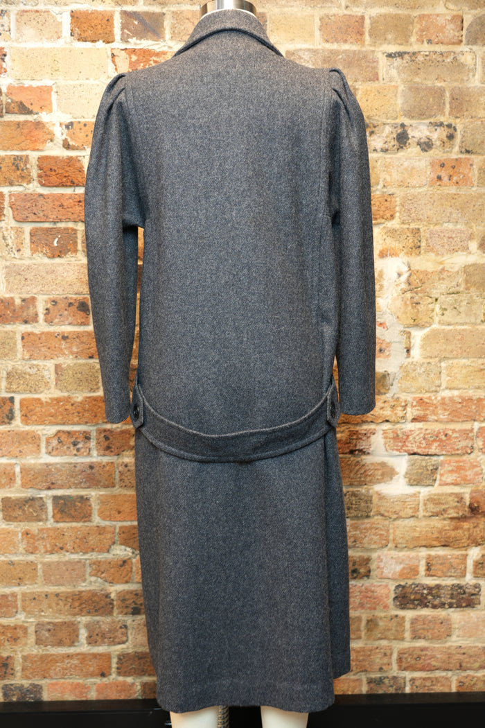 Fashions BM Grey Wool Coat image 3