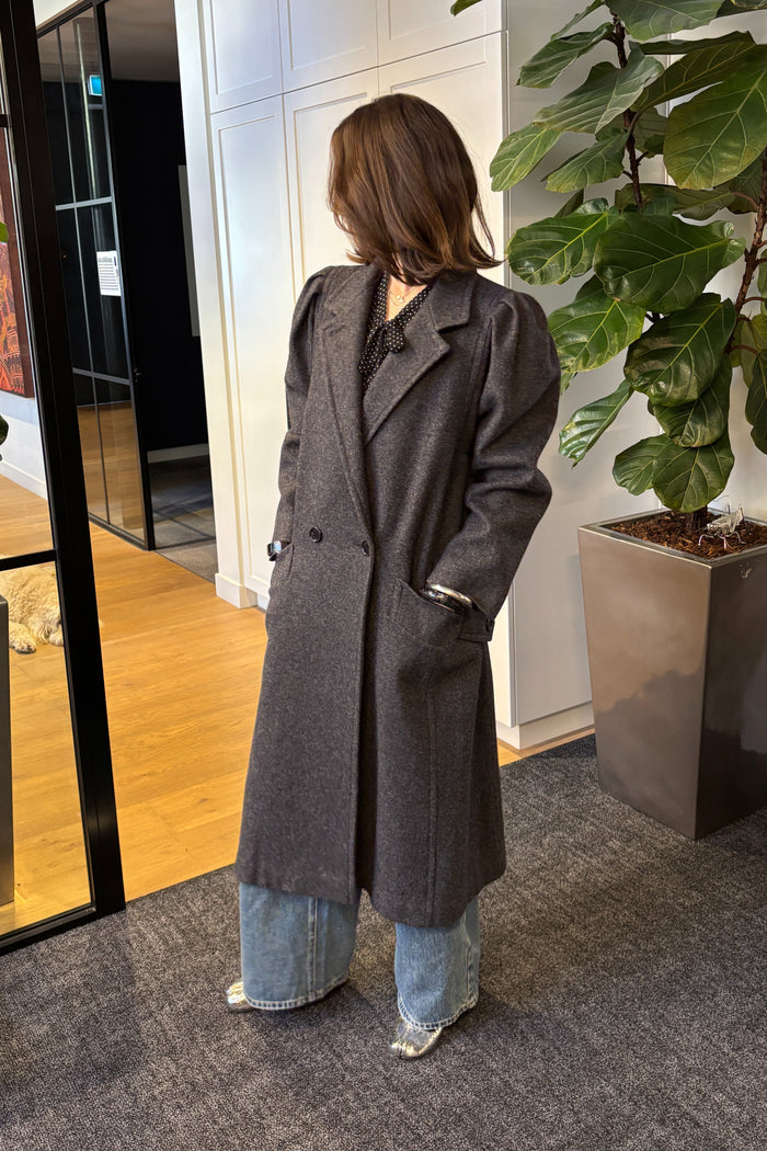 Fashions BM Grey Wool Coat image 4