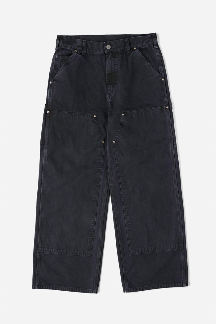 FI-Distressed Double Knee Pants (VerⅡ) / D-Gray