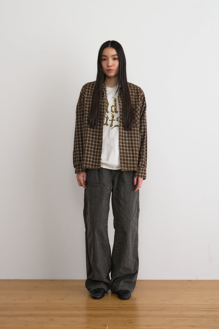 FI-Distressed Double Knee Pants (VerⅡ) / G-Brown