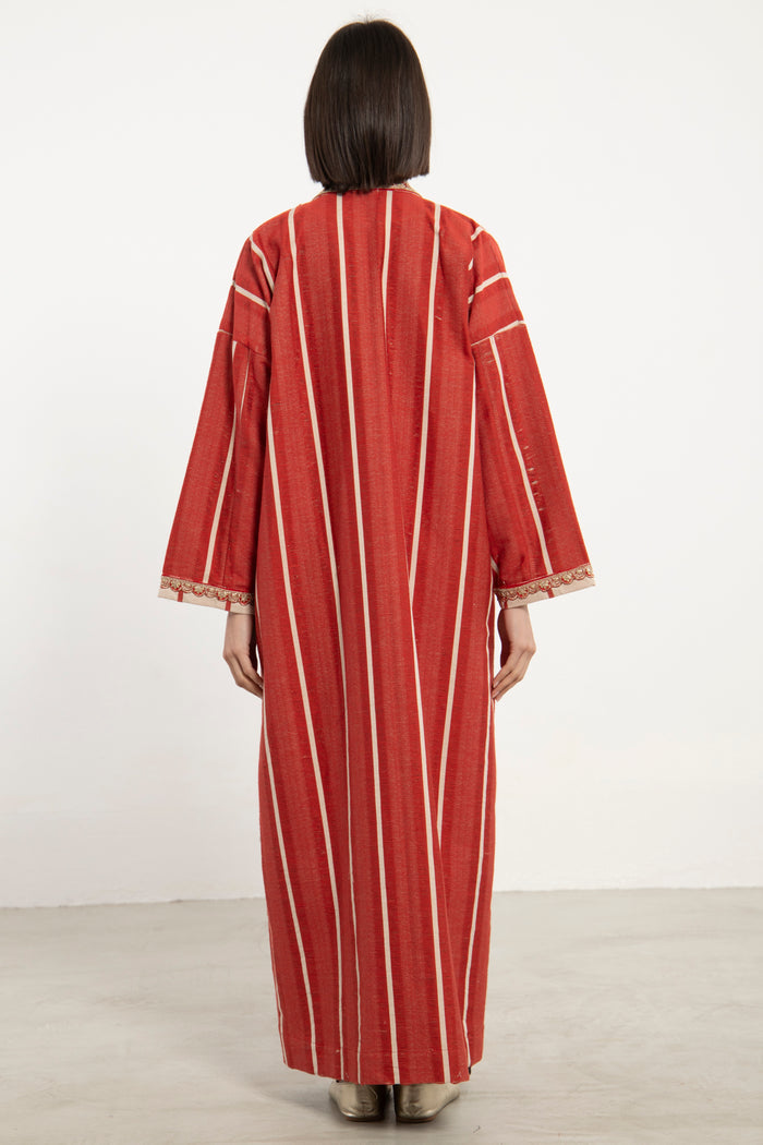 Fida Cotton Red Coat