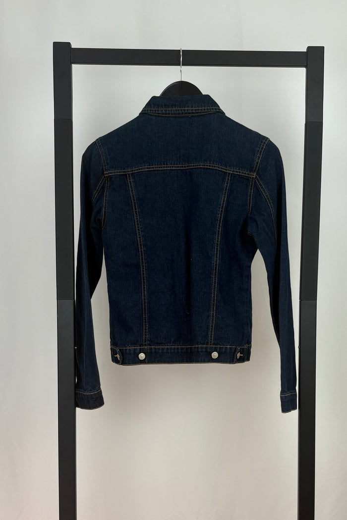 Fiorucci Dark Wash Fitted Denim Jacket