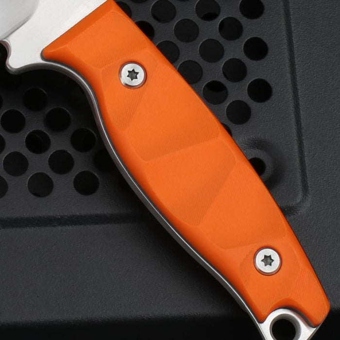 Fixed Blade Knife with Sheath - Black & Red