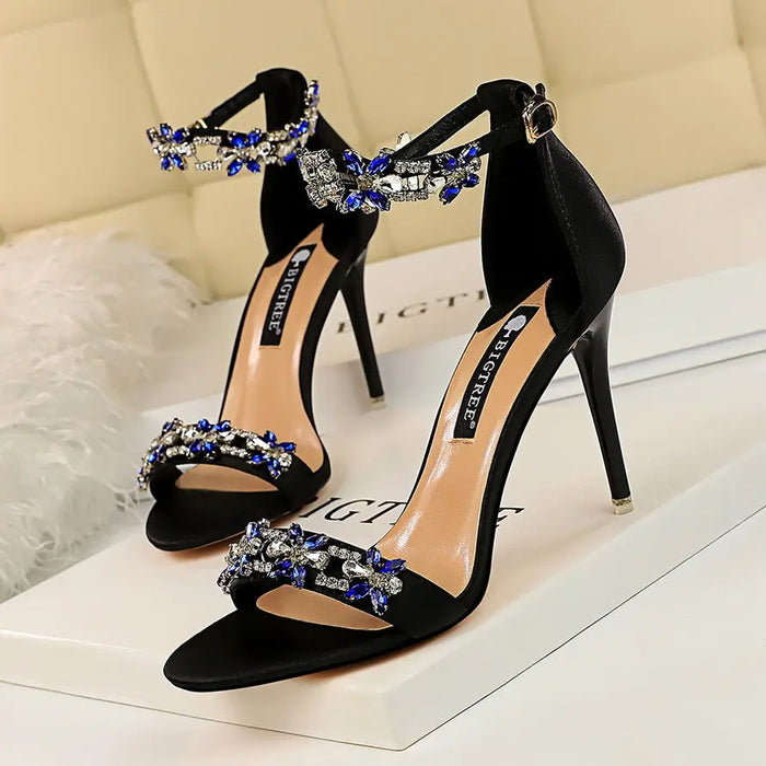 Sexy Banquet Rhinestone Heels fashionnsio