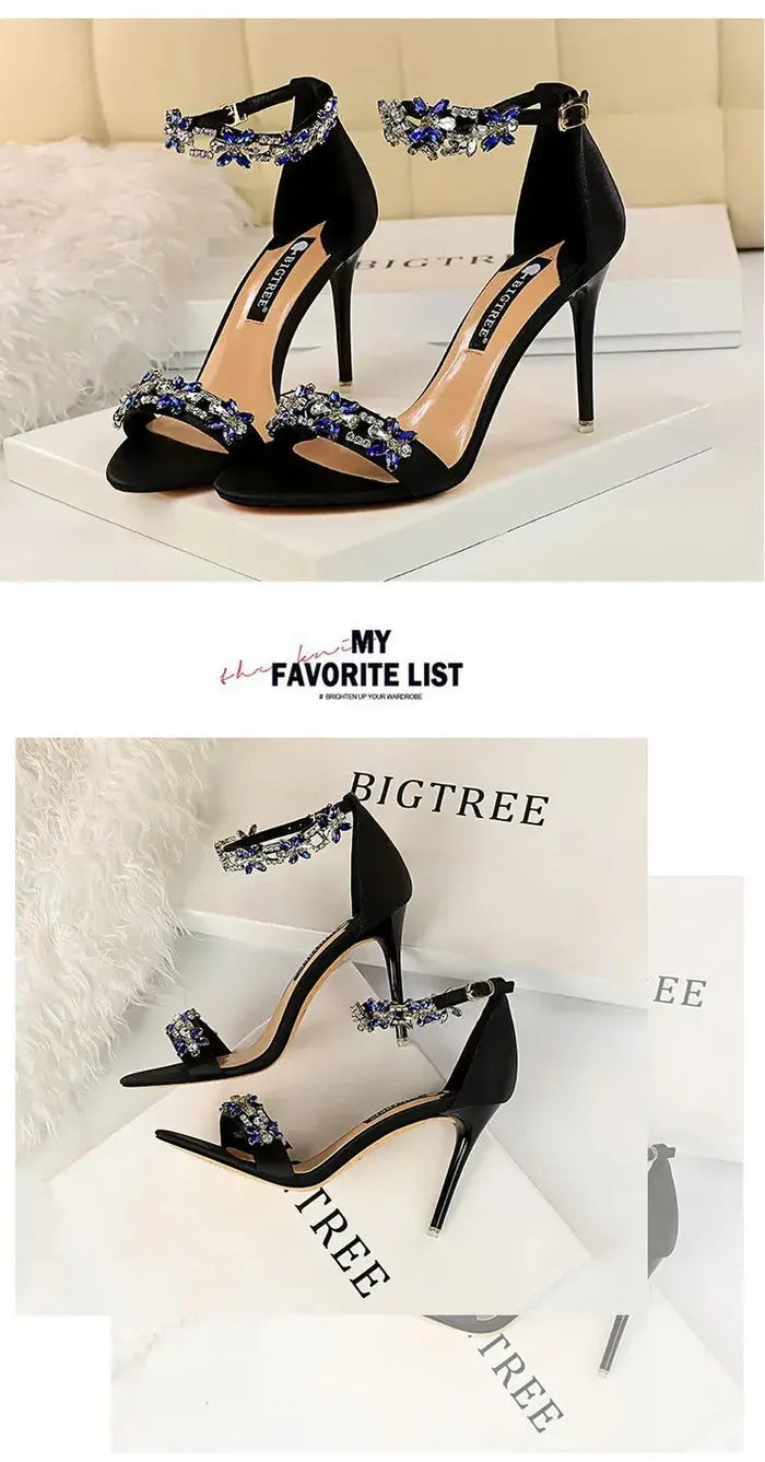Sexy Banquet Rhinestone Heels fashionnsio