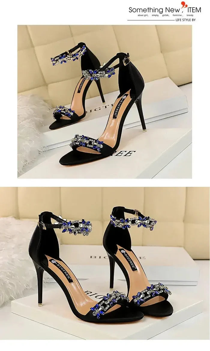 Sexy Banquet Rhinestone Heels fashionnsio
