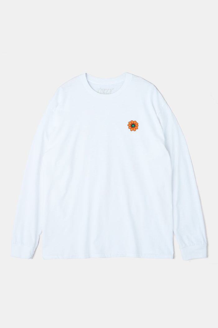 Flower LS Tee White / TOKEN