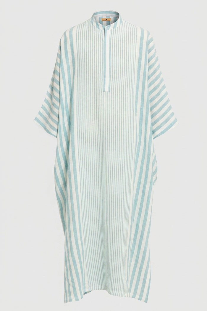 Frankie Linen Striped Jellaba