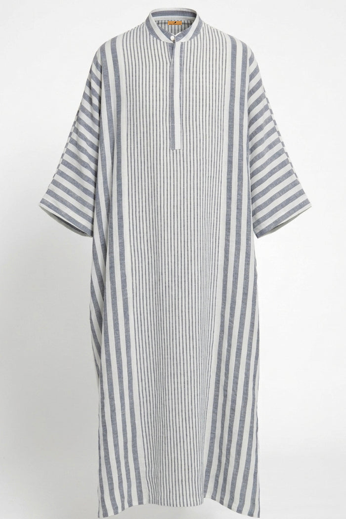 Frankie Linen Striped Jellaba