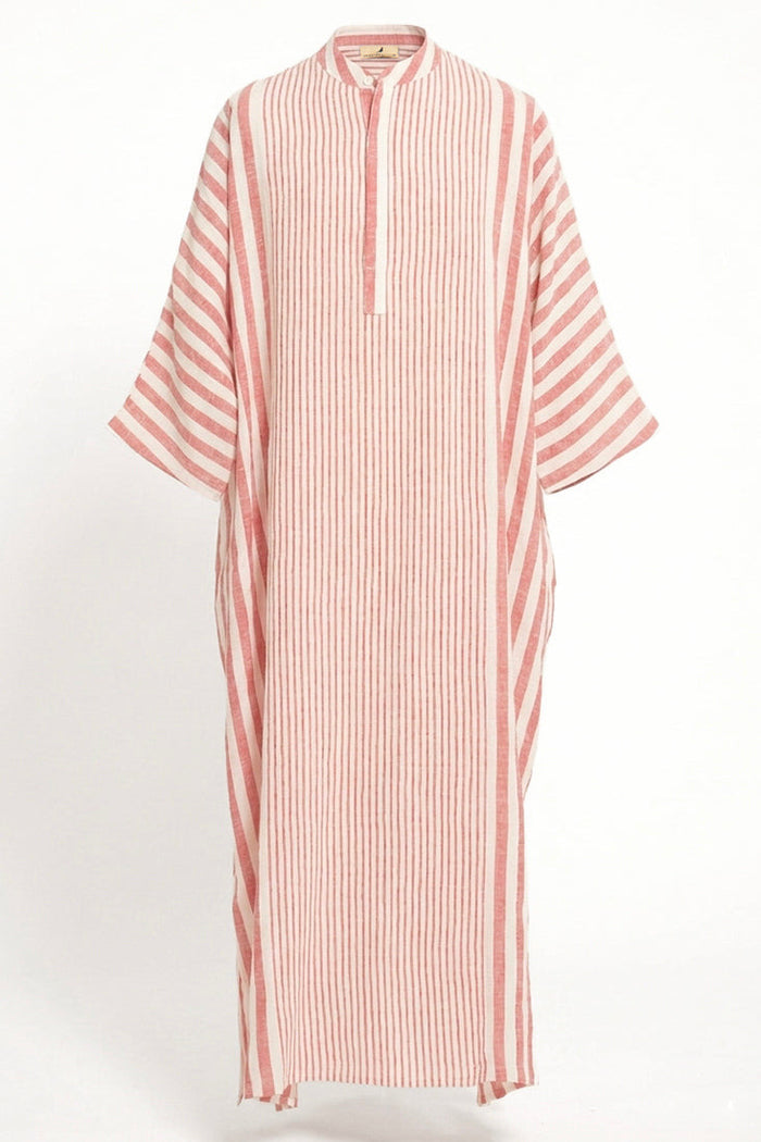 Frankie Linen Striped Jellaba