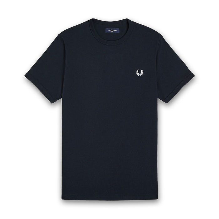 Fred Perry - Ringer T-Shirt in Dark Navy - Nigel Clare