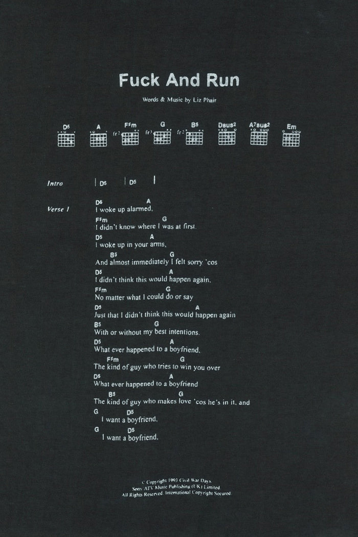 FUCK AND RUN Tee - Made with Vt.Tee / Paper & Ink Cotton Club + FIFTH