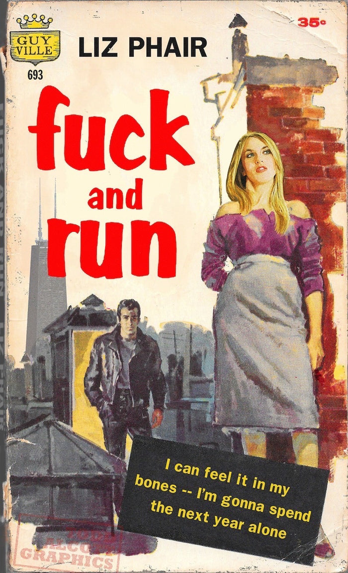 FUCK AND RUN Tee - White / Paper & Ink Cotton Club