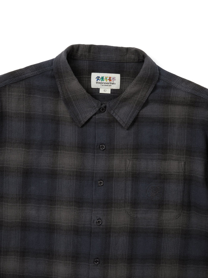 GD Lightning Bear Plaid Shirt