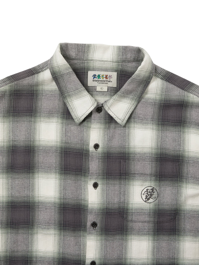 GD Lightning Bear Plaid Shirt