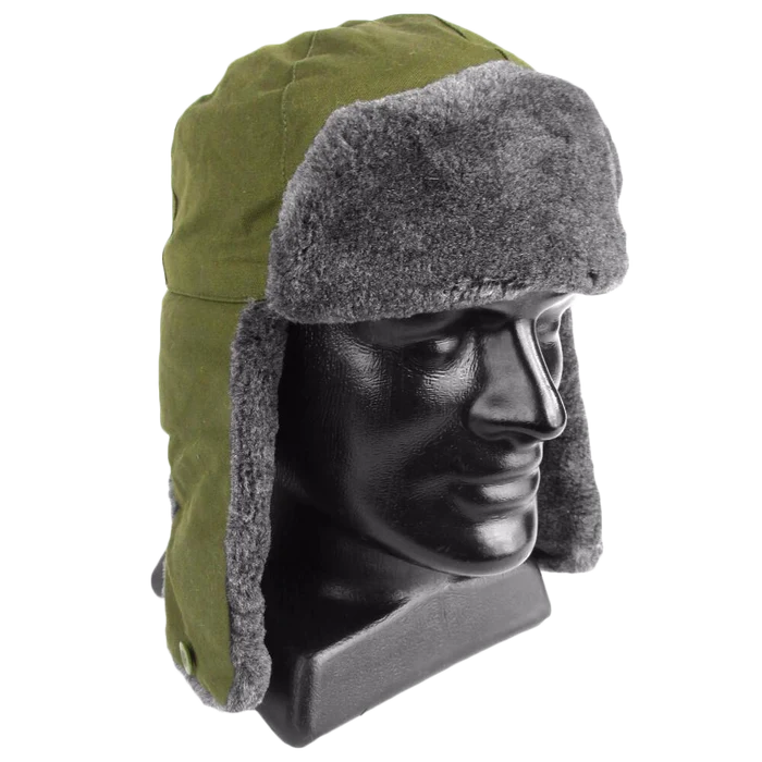 Genuine Czech Ushanka - Czech Army Surplus - Hats