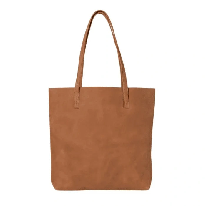 Georgia Leather Tote Bag – Structured 13-Inch Laptop Work Tote
