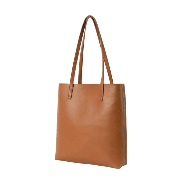 Georgia Leather Tote Bag – Structured 13-Inch Laptop Work Tote