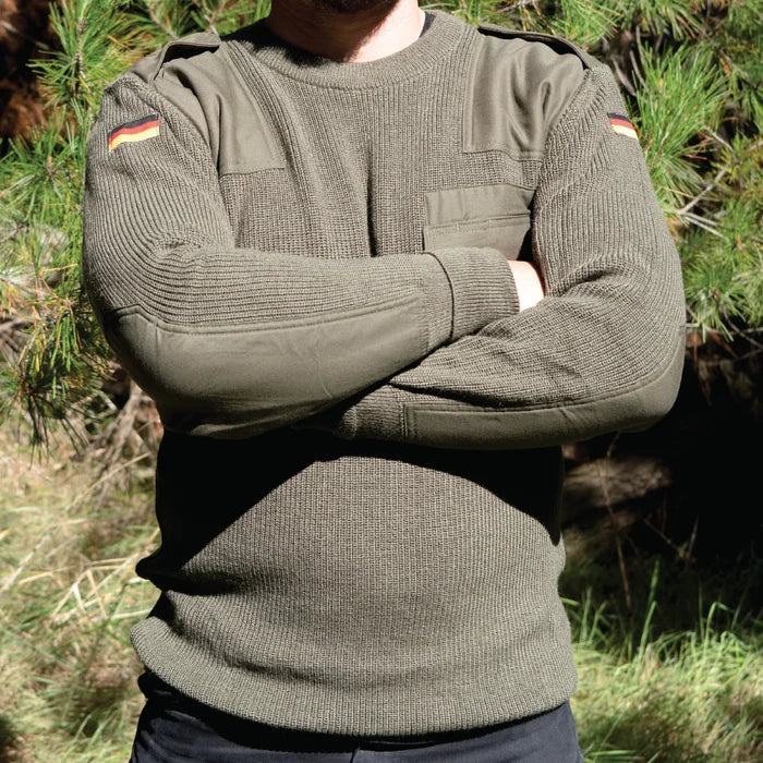 German Army Olive Drab Jersey - German Army Surplus - Fleeces & Jerseys