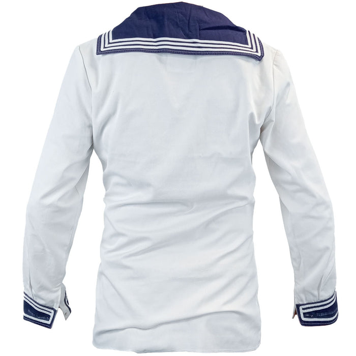 German Navy White Middy - German Army Surplus - Dress Shirts