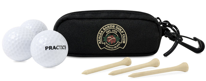 Golf Links Recycled rPET Ball & Tee Caddy Kit