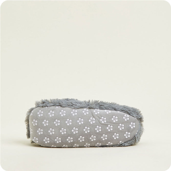 Step into comfort with Microwavable Gray Warmies Slippers.