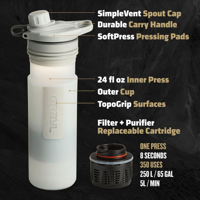 GRAYL GeoPress™ Purifier - Peak White