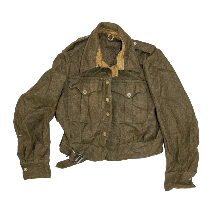 Greek Army 1950s Wool Battledress Jacket - Small - Greek Army Surplus - Field Jackets