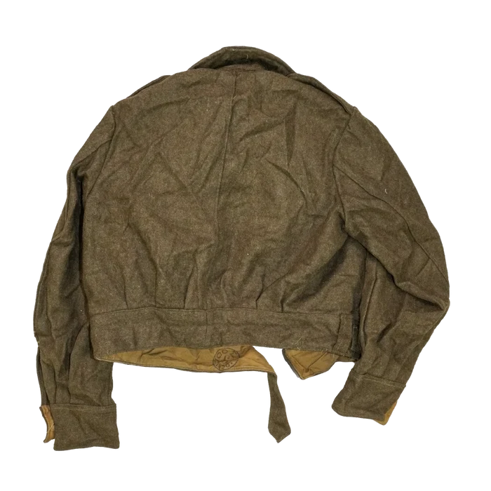 Greek Army 1950s Wool Battledress Jacket - Small - Greek Army Surplus - Field Jackets