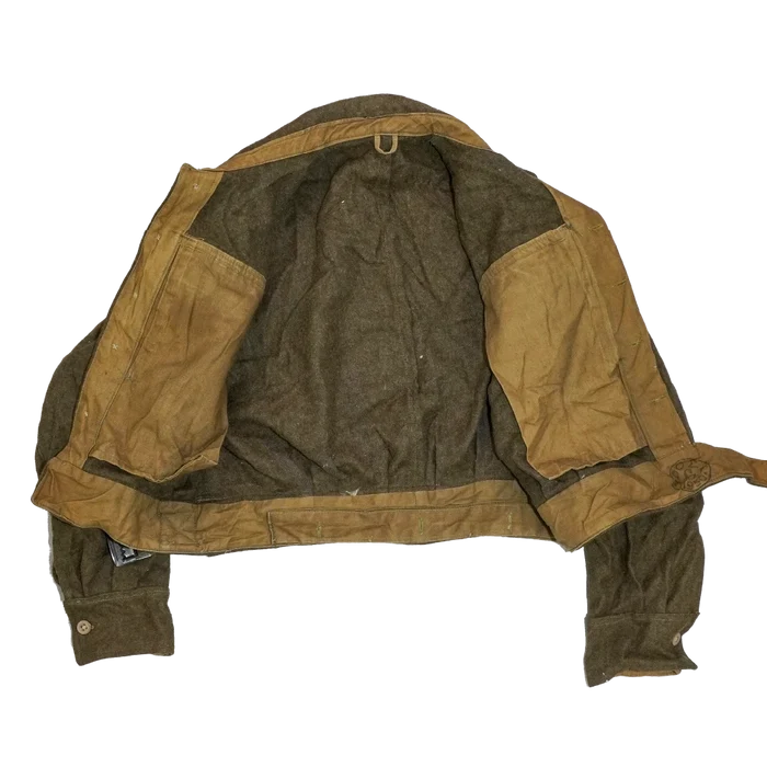 Greek Army 1950s Wool Battledress Jacket - Small - Greek Army Surplus - Field Jackets