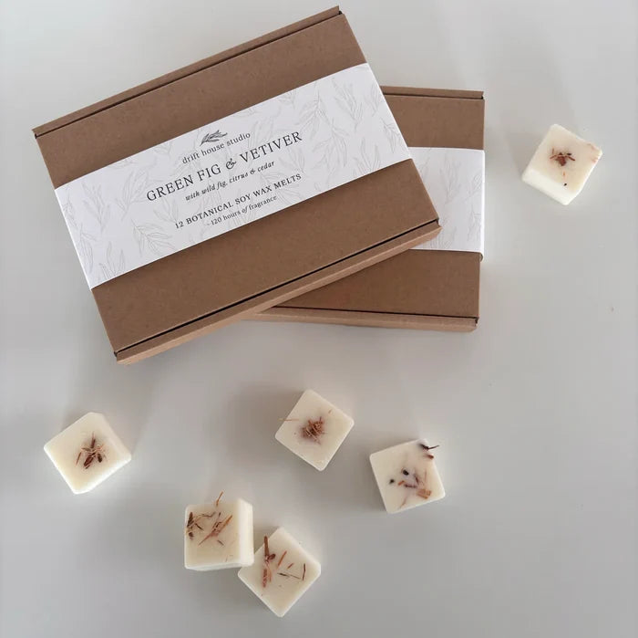 Green Fig & Vetiver - 12 Botanical Soy Wax Melts