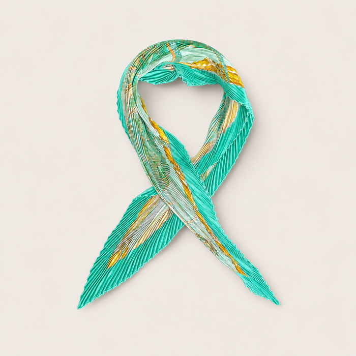 Green Hermes Psisse Scarf