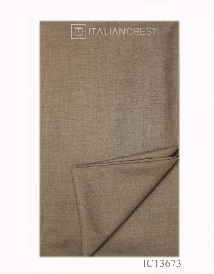 Grey Wool Feel Peak Lapel Suit