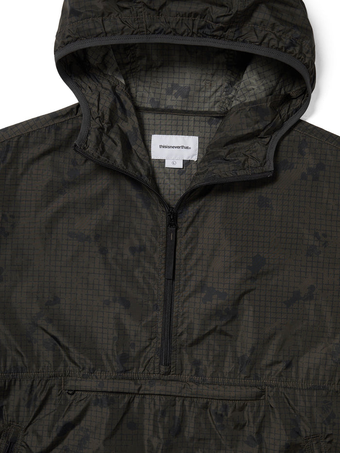 Grid Nylon Anorak
