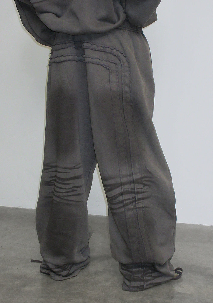 GRIME OVERSIZED SWEATPANTS WASHED SLATE