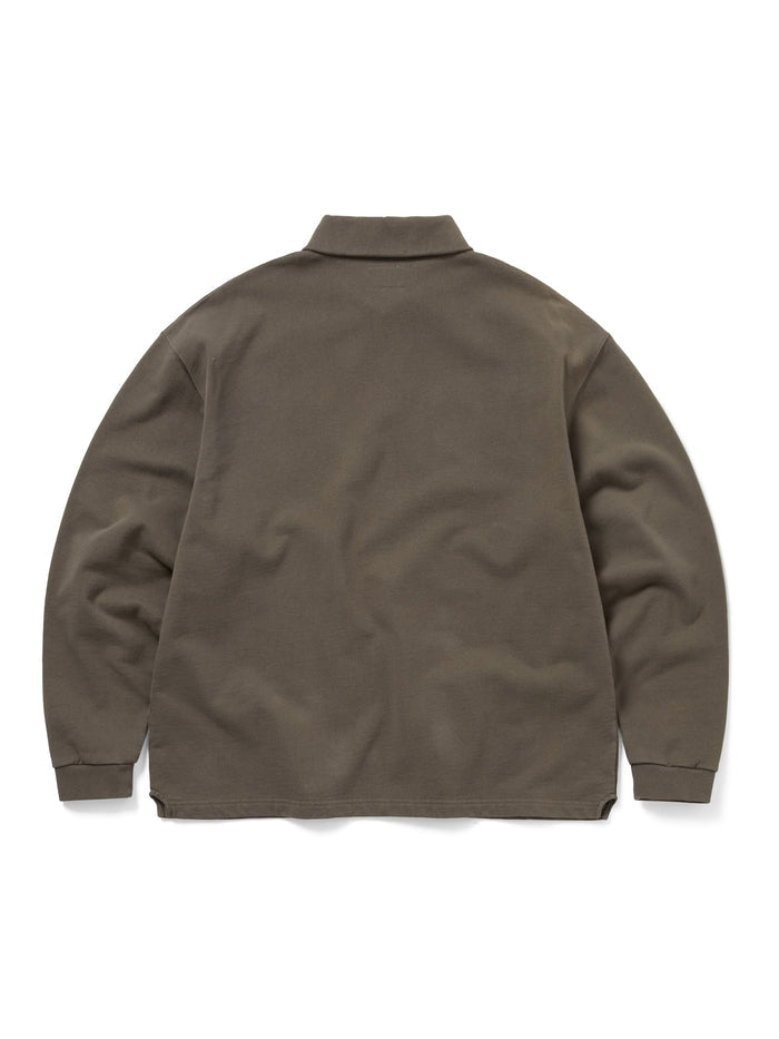 Half Zip Polo Sweatshirt