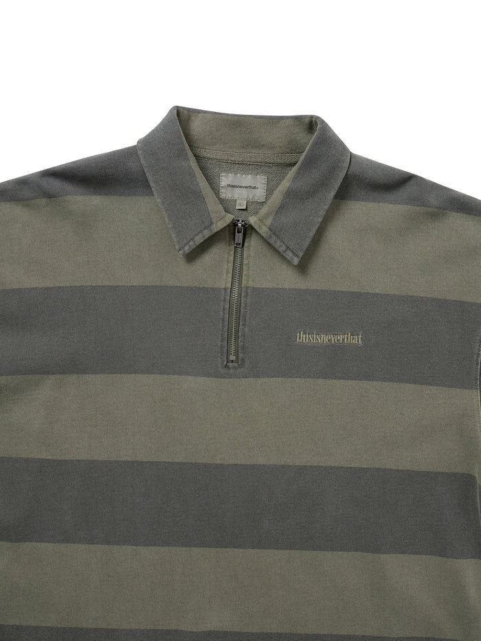 Half Zip Polo Sweatshirt