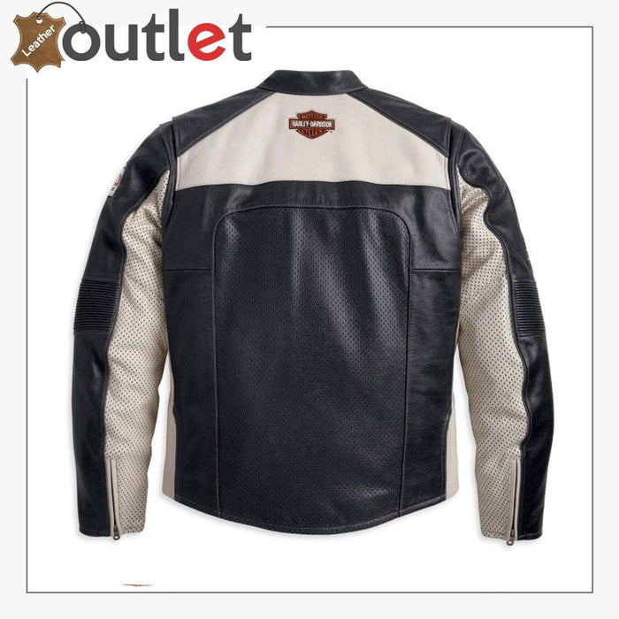 Harley Davidson Men’s Regulator Perforated Leather Jacket