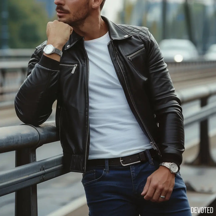 Hawk Jacket Black - Nappa Leather